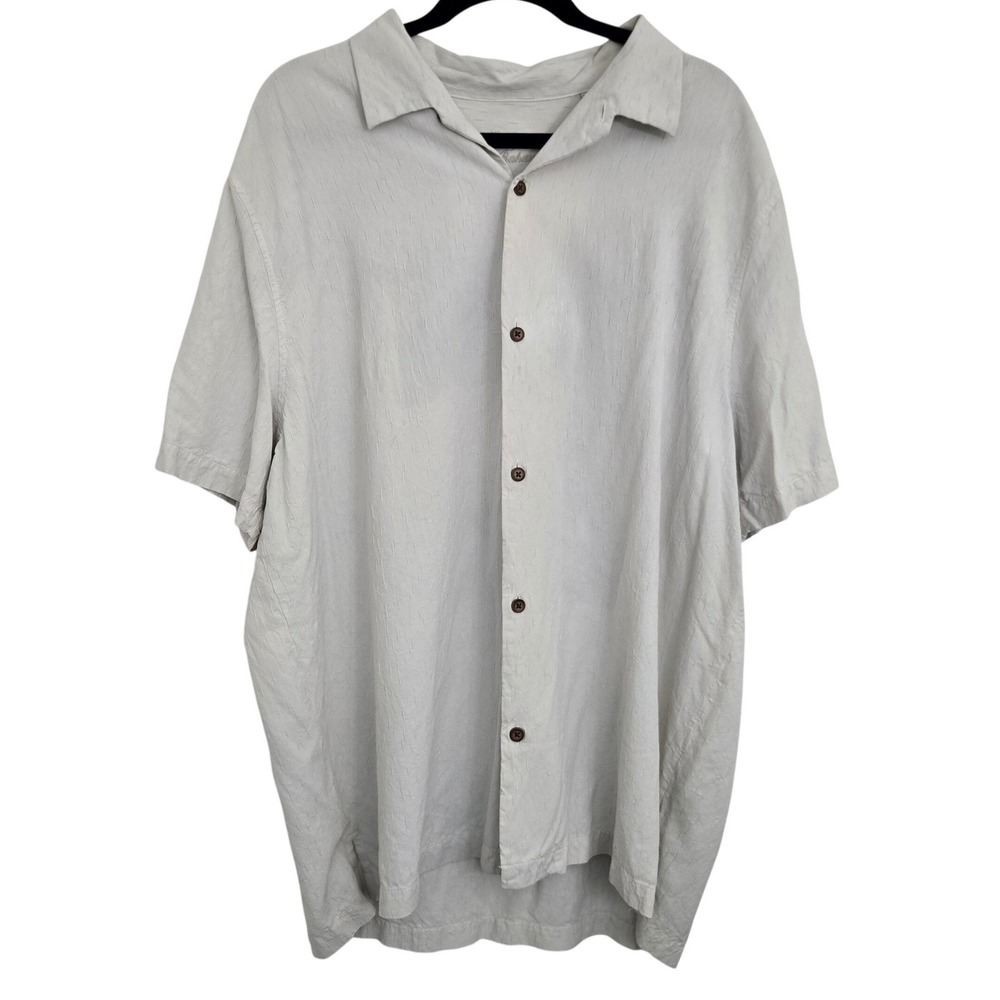Tommy Bahama XXL Silk Tequila Reposado Label Back Graphic Camp Shirt Shrt Sleeve